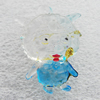 Transparent Acrylic Pendant, Animal 26x34mm Hole:2.5mm, Sold by Bag