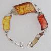 Imitate Amber bracelet, 40x18x9mm Length:7.4inch Sold by Bag