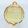 Transparent Acrylic Pendant, Round 29mm Hole:3mm, Sold by Bag