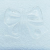 Transparent Acrylic Pendant, Bowknot 42x36mm Hole:2mm, Sold by Bag