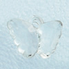 Transparent Acrylic Pendant, Butterfly 19x14mm Hole:2.5mm, Sold by Bag