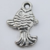 Jewelry findings, CCB plastic Pendant, Fish 14x21mm, Hole:2mm sold By Bag