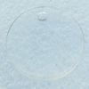 Transparent Acrylic Pendant, Coin 20mm Hole:2mm, Sold by Bag