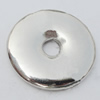 Jewelry findings, CCB plastic Flat Beads, Coin 22x22mm, Hole:4mm sold By Bag