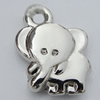 Jewelry findings, CCB plastic Pendant, Elephant 15x21mm, Hole:3mm sold By Bag