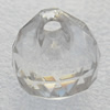 Transparent Acrylic Pendant, 23mm Hole:4mm, Sold by Bag