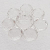 Transparent Acrylic Pendant, Flower 24x12mm Hole:2mm, Sold by Bag