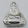 Jewelry findings, CCB plastic Pendant, Buddha 17x20mm, Hole:2mm sold By Bag
