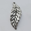 Jewelry findings, CCB plastic Pendant, Leaf 10x30mm, Hole:1mm sold By Bag