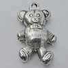 Jewelry findings, CCB plastic Pendant, Bear 20x35mm, Hole:2.5mm sold By Bag