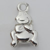 Jewelry findings, CCB plastic Pendant, Frog 12x21mm, Hole:2mm sold By Bag