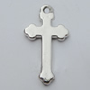 Jewelry findings, CCB plastic Pendant, Cross 13x23mm, Hole:1mm sold By Bag