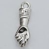Jewelry findings, CCB plastic Pendant, Heart 24x7mm, Hole:2mm sold By Bag