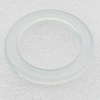Transparent Acrylic Pendant, Donut 40mm, Sold by Bag