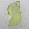 Transparent Acrylic Pendant, Nugget 17x28mm Hole:2mm, Sold by Bag