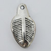 Jewelry findings, CCB plastic Pendant, 12x23mm, Hole:2mm Sold by Bag