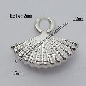 Jewelry findings, CCB plastic Pendant, 15x12mm, Hole:2mm Sold by Bag