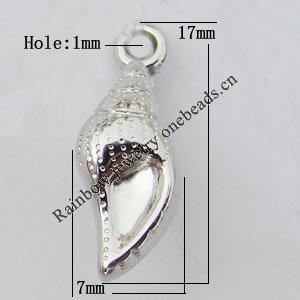 Jewelry findings, CCB plastic Pendant, 7x17mm, Hole:1mm Sold by Bag