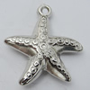 Jewelry findings, CCB plastic Pendant, Star 24x27mm, Hole:2mm Sold by Bag