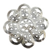 Iron Connectors/links Pb-free, Flower 22x1mm, Sold by Bag