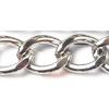 Iron Jewelry Chain, Lead-free Link's size 15.2x10.2mm, Sold by Group