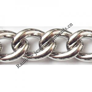 Iron Jewelry Chain, Lead-free Link's size 11x8.8mm, Sold by Group