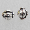 Bead Lead-free Zinc Alloy Jewelry Findings, Lantern 6x6mm, Hole:1mm Sold by Bag