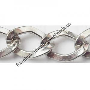 Iron Jewelry Chain, Lead-free Link's size 16x10.5mm, Sold by Group