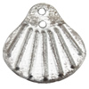 Iron Jewelry finding Pendant Lead-free, Sector 13x13x1mm Hole:1mm, Sold by Bag