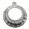 Iron Jewelry finding Pendant Lead-free, Donut 17x17x2mm Hole:1mm, Sold by Bag