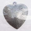 Iron Jewelry finding Pendant Lead-free, Heart 30x30x5mm Hole:2mm, Sold by Bag