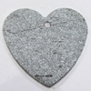 Iron Jewelry finding Pendant Lead-free, Heart 20mm Hole:1mm, Sold by Bag