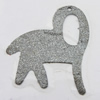 Iron Jewelry finding Pendant Lead-free, 30x32mm Hole:1mm, Sold by Bag