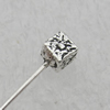 Bead Lead-free  Zinc Alloy Jewelry Findings, 52x4mm, Sold by Bag