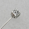 Bead Lead-free  Zinc Alloy Jewelry Findings, 52x4mm, Sold by Bag