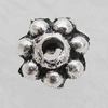 Spacer Lead-free Zinc Alloy Jewelry Findings, 4mm Hole:1mm Sold by Bag