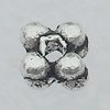 Spacer Lead-free Zinc Alloy Jewelry Findings, 3mm Hole:1mm Sold by Bag
