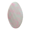 Spray-Painted Acrylic Beads, Twist Flat Oval 43x26x10mm hole:2mm Sold by Bag