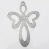 Iron Jewelry finding Pendant Lead-free, 24x35mm Hole:1mm, Sold by Bag