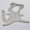 Iron Jewelry finding Pendant Lead-free, 35x39mm Hole:1mm, Sold by Bag
