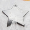 Iron Jewelry finding Pendant Lead-free, Star 15x10x1mm Hole:0.5mm, Sold by Bag