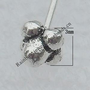 Bead Lead-free Zinc Alloy Jewelry Findings, 3x55x0.7mm Sold by Bag