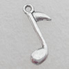 Pendant Lead-free Zinc Alloy Jewelry Findings, 24x14mm Hole:2mm Sold by Bag