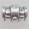 Bead Lead-free Zinc Alloy Jewelry Findings, 10x7mm Hole:3.5mm Sold by Bag