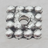 Spacer Lead-free Zinc Alloy Jewelry Findings, 5mm Hole:1mm Sold by Bag