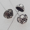 Bead Lead-free Zinc Alloy Jewelry Findings, 51x7.5mm Sold by Bag