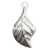 Iron Jewelry finding Pendant Lead-free, Leaf 19x9mm, Sold by Bag