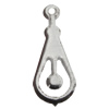 Iron Jewelry finding Pendant Lead-free, 20x8mm, Sold by Bag