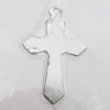 Iron Jewelry finding Pendant Lead-free, Cross 19x13mm, Sold by Bag