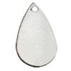 Iron Jewelry finding Pendant Lead-free, Teardrop 14x8mm, Sold by Bag